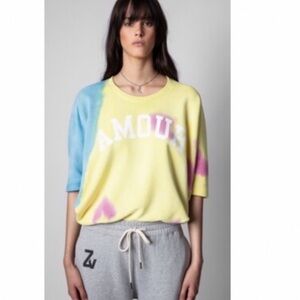 Zadig & Voltaire Cotton Amore Sweatshirt Medium